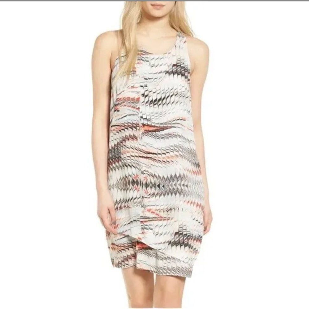 Trouvé Multicolored Halter Layered Shift Dress Size XS